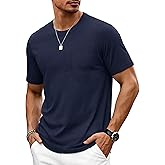 TACVASEN Men's Pocket T-Shirts UPF 50+ Short Sleeve Tshirts Mositure Wicking Lightweight Casual Shirt Summer Cooling Tee