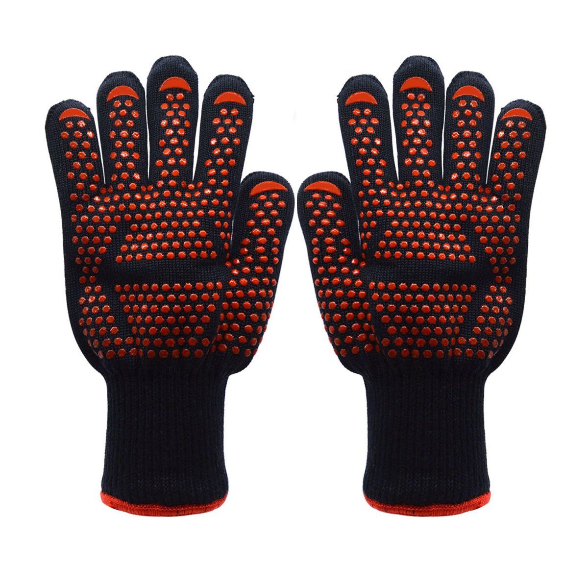 Barbecue Gloves Mit Pot Holder Gloves,Cut Resistant Grill Accessories