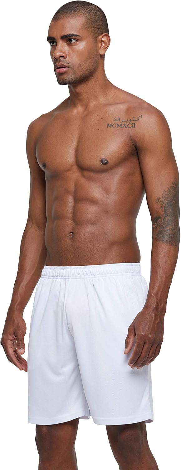 G Gradual Men's 7" Workout Running Shorts Quick Dry Lightweight Gym Shorts with Zip Pockets: Clothing