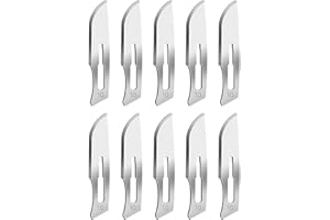 10 pcs Carbon Steel Sterile Blades by InstaSkincare