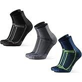 DANISH ENDURANCE Ultra-Comfort Quarter Running Socks, Performance Socks, Men & Women - 3 or 5 Pack