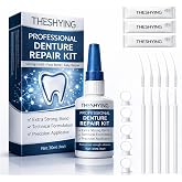 THESHYING Official Professional Grade Dental Lab Instant Bonding Dental Glue for Dentures &amp; Lab Tools - Fast-Setting in 15-60 Sec | Crack Repair &amp; Gap Filling | Long-Lasting Hold (Days to Weeks) &ndash; 1oz
