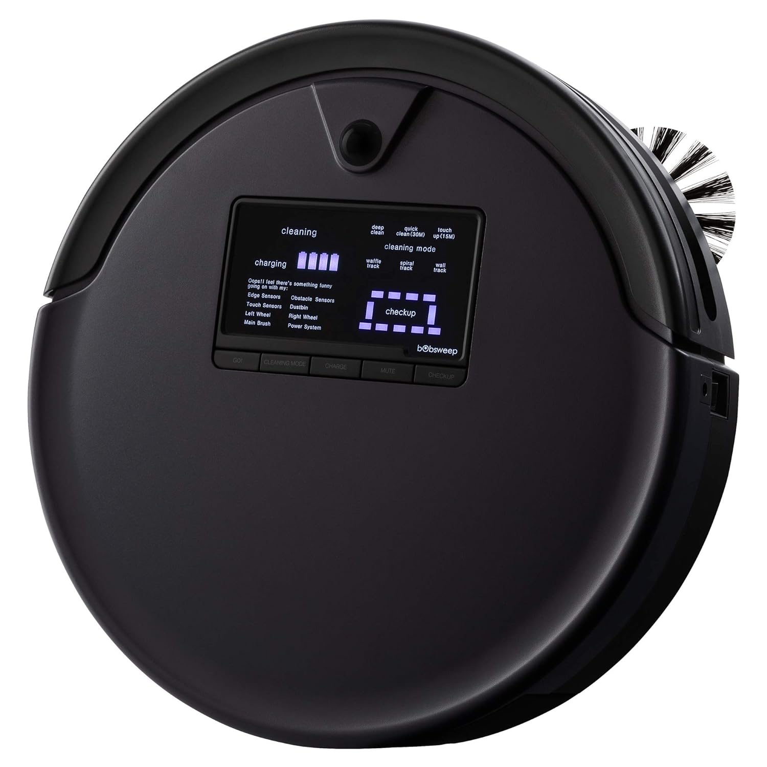 bObsweep PetHair Plus Robotic Vacuum Cleaner and Mop Charcoal Robotic