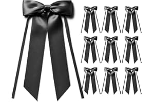 MORSUNBELA 10 Pcs Bow Gift Decor Bow Decoration Bows for Gift Wrapping Wedding Birthday Presents Black
