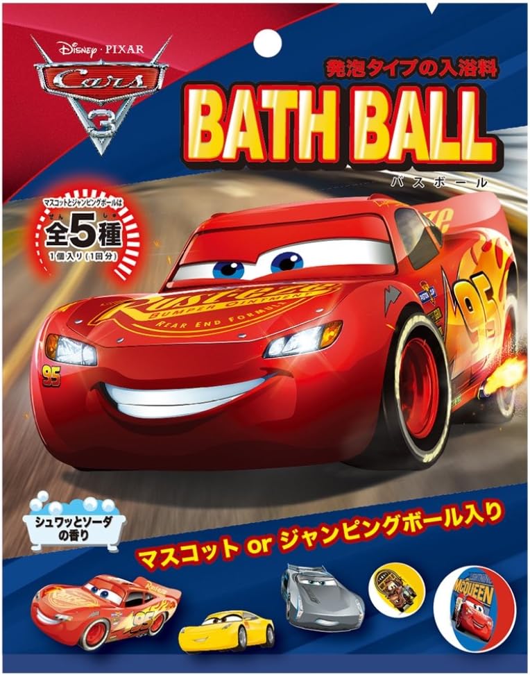 ディズニー 入浴剤 カーズ3 バスボール マスコットがぜんぶそろう コンプリートセット 5個入り ソーダの香り Dip 92 01 ノルコーポレーション バスパール バスフレーク 通販 Amazon