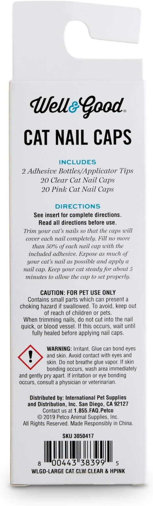 petco cat claw caps