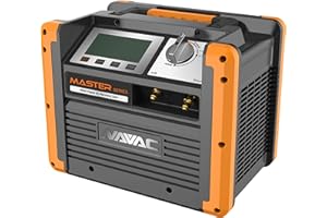 NAVAC NRDD Recovery Unit - Twin Cylinder, HVAC Recovery Machine, Master Series, AC Recovery Unit for Freon, Large Backlit Digital Interface, Refrigerant and HVAC System Maintenance, A2L Compatible