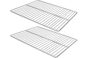 LANEJOY BBQ Grill Grates Replacement, Stainless Steel Barbecue Wire Mesh, Multifunction Cooking Grate for Outdoor Grill 2 Pack （15 3/4''*11 13/16''）