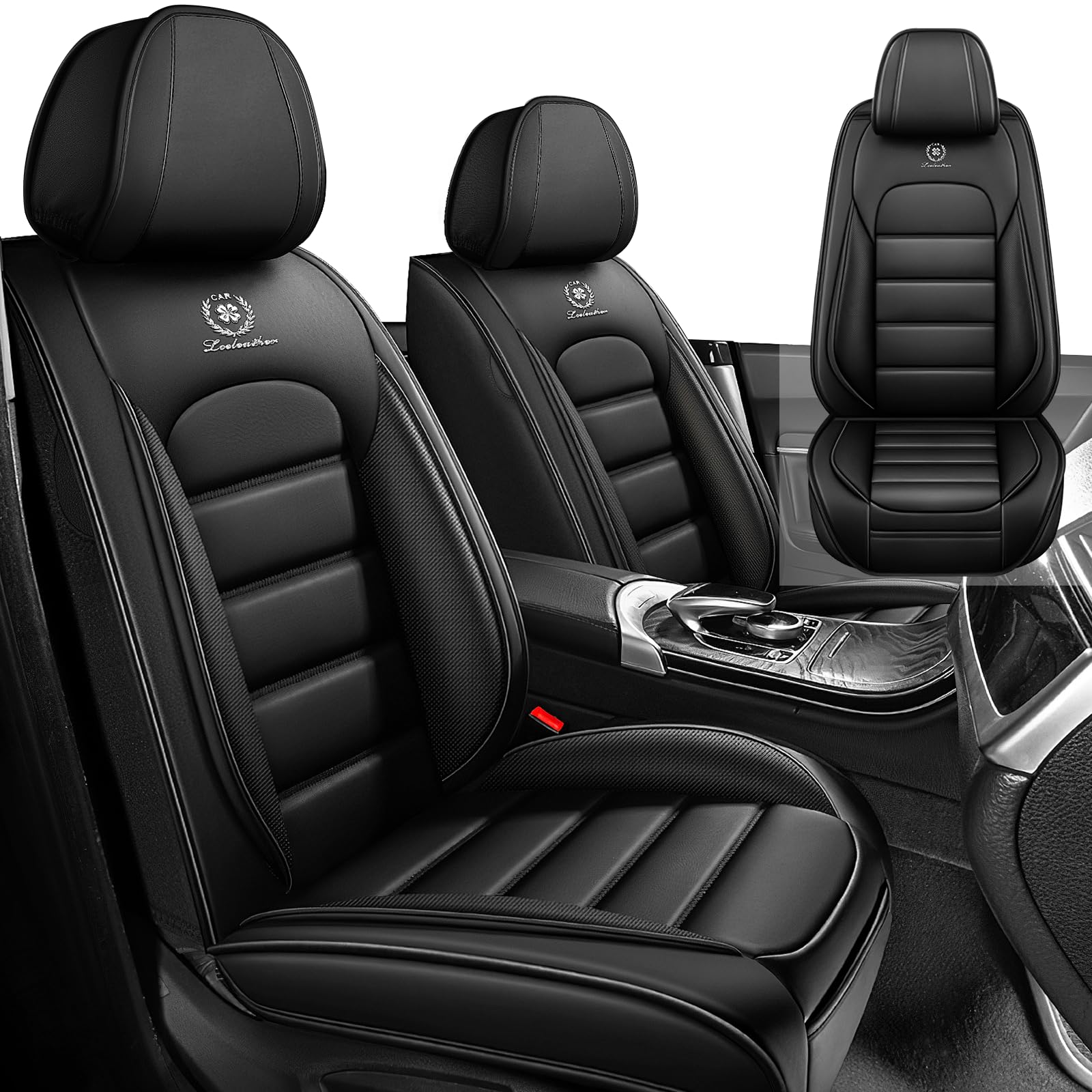 Photo 1 of Car Seat Cover Fit for Chevy Trax 2015-2025,Compatible Airbag Non-Slip Waterproof Seat Cover,Car Seat Protector Premium Interior (Standard 2 Seats,Classic Black)