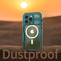 comosso for iPhone 14 Pro Case Waterproof, Built-in