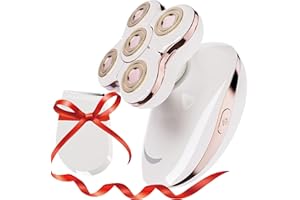 VIMC Electric Razor for Women Legs Shaver: 2 in 1 Waterproof Face Hair Remover - Rechargeable Lady Cordless Shaving for Body