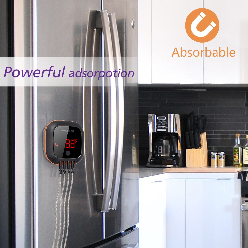 Inkbird IBT-4XS Bluetooth Wireless Grill BBQ Thermometer for Grilling