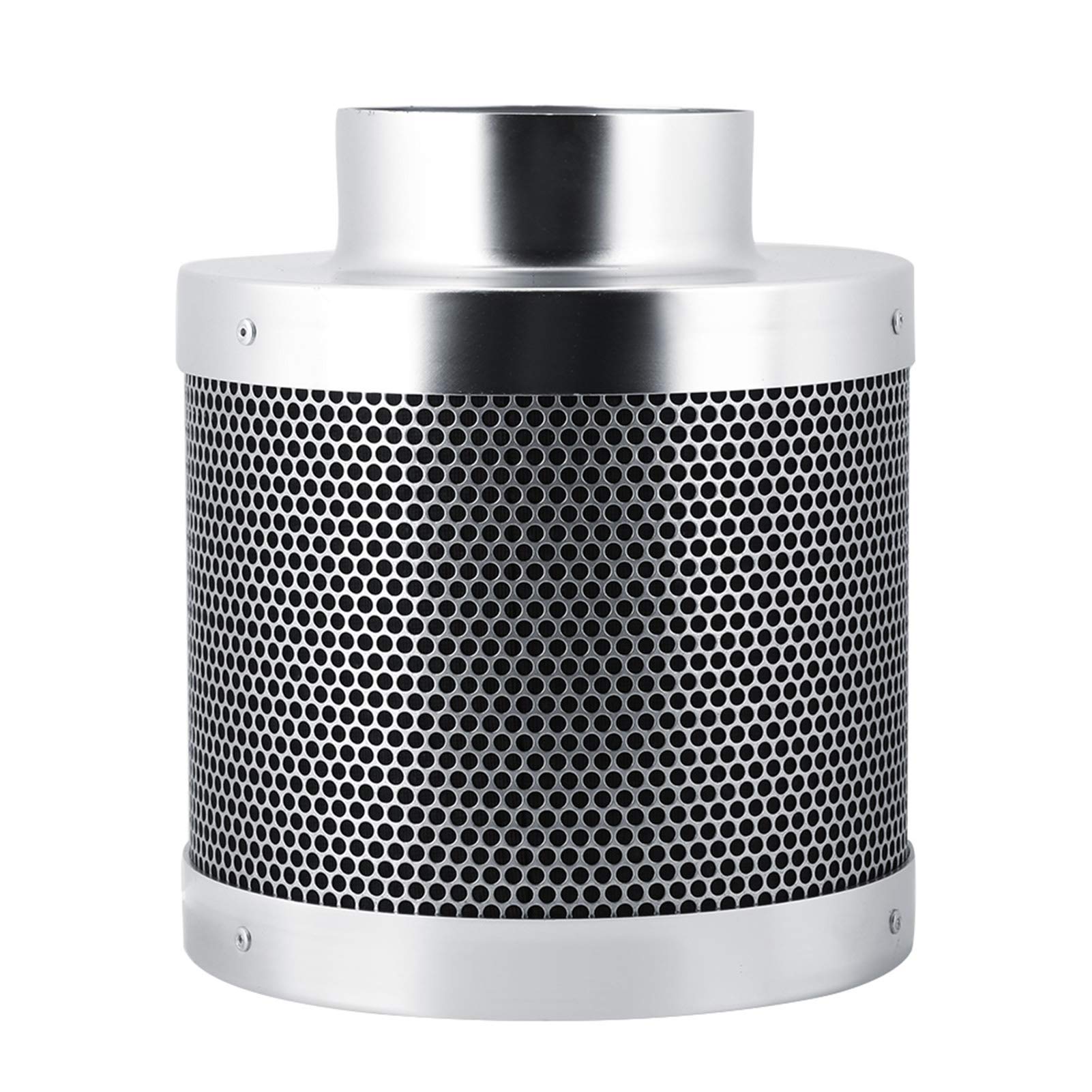 4 Inch Activated Carbon Filter, Stainless Steel Air Filter for Odor Control, Culture Air Purification