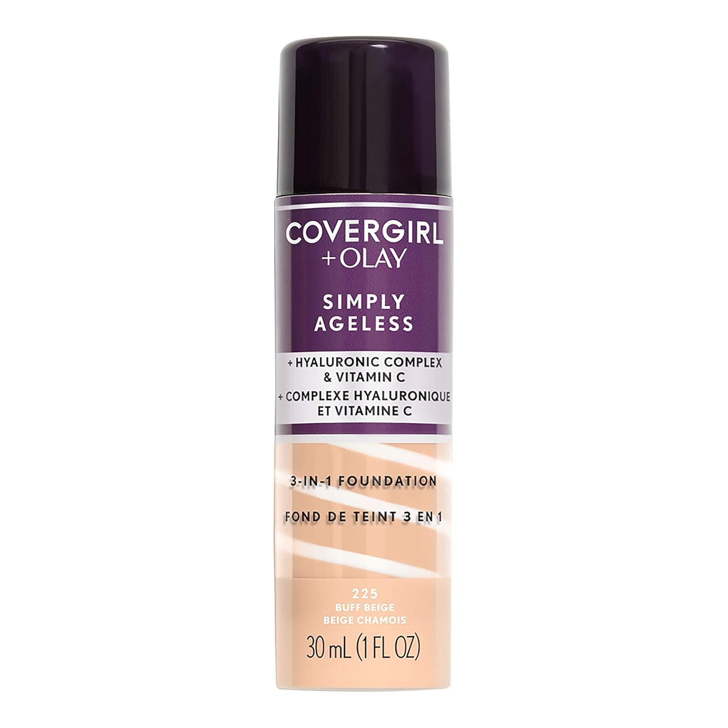 Covergirl & Olay Simply Ageless 3-in-1 Liquid Foundation, Creamy Natural : Beauty
