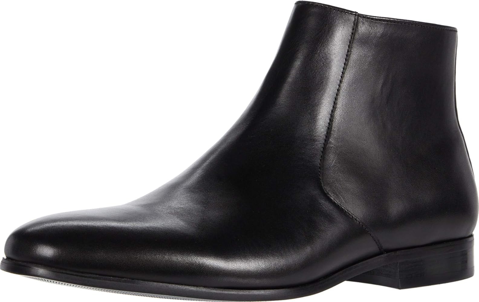 aldo black leather chelsea boots