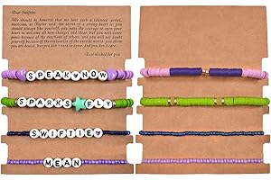 Gpurplebud 4Pcs Taylor Bracelets Eras Tour Outfits Swiftie Lover 1989 Reputation Speak now Fearless Midnight Taylor Outfit Friendship Music Gifts Fans Accessori