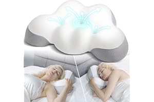 MIXINISO Cervical Neck Pillow, Side Sleeper Pillow for Adults, Neck Pillow for Neck and Shoulder, Orthopedic Contour Memory Foam Pillows for Side Back & Stomach Sleepers with Cooling Pillowcase