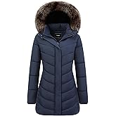 GOLDLADIES Women's Waterproof Long Winter Coat Thickened Down Puffer Jacke Winter Parka