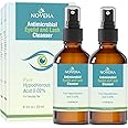 NOVEHA Eyelid and Lash Cleanser - Fast Acting Soothing Formula, Effective Relief from Irritation, Dry Eyes, Styes, Pure and Gentle Hypochlorous Acid Spray (4 Fl Oz (Pack of 2))