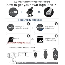 COLIFINE 100W LED Logo GOBO Projector Ip67