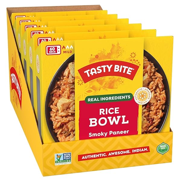 TASTY BITE SMOKY PANEER BIRYANI RICE BOWL, READY...