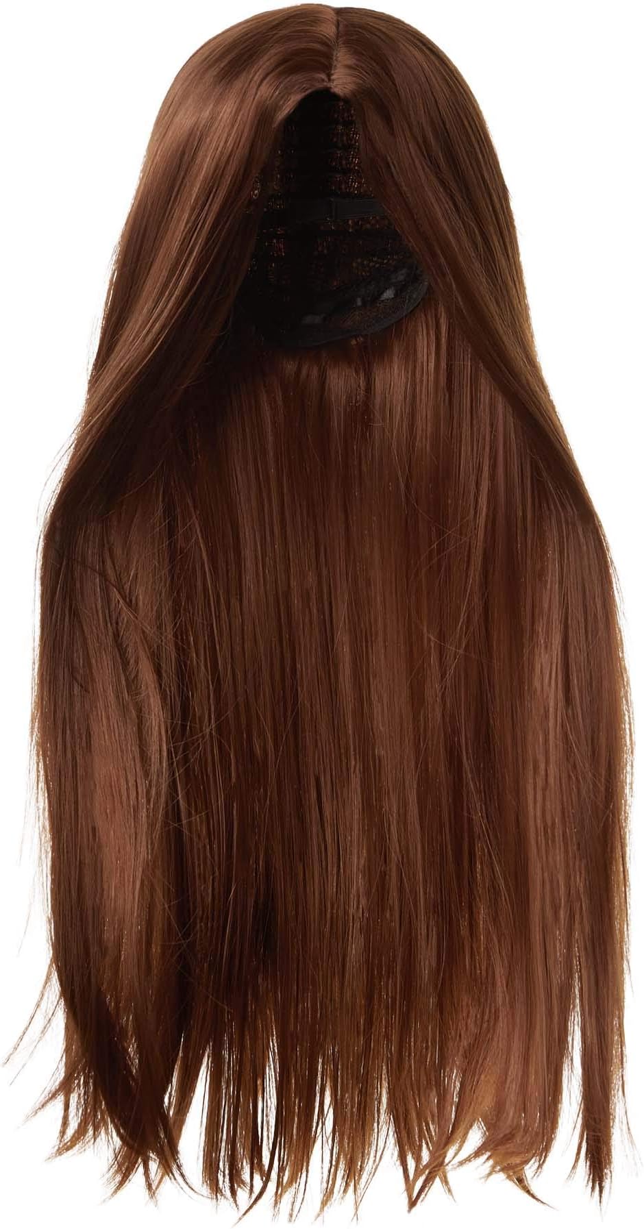 dressforfun 901010 Ladies Long Hair Wig, Straight, Synthetic, Cosplay Party Costume (Brown | No. 303633)