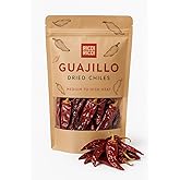 RICO RICO Dried Guajillo Chile Peppers 4 Oz - Premium Natural Mexican Chili for Mole, Tamales, Salsa & More - Mild to Medium