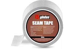 BGHDAS Peel and Stick Seam Tape, Repair Leaks and Restores Roof Seams and Tears, Used for Bonding Metal, Wood, EPDM, Fiberglass, and Tiles, Efficient to Use, 4 Inch x 50 Feet Roll（1 Piece）
