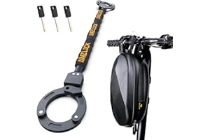 AMZLOCK E Scooter Lock with Bag, 3FT / 91cm Bike Chain Lock Anti-Theft, Push-to-Lock for E Bike, Electric Scooter & Bicycle