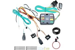 SPORDA 56377 Vehicle-Side Custom 4-Pin Trailer Wiring Harness, fits for Mazda CX-5 2017-2021 (56377)