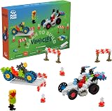 Plus Plus Animals 9607011 Vehicle Set 500 Pcs Creative Building Blocks S view 2