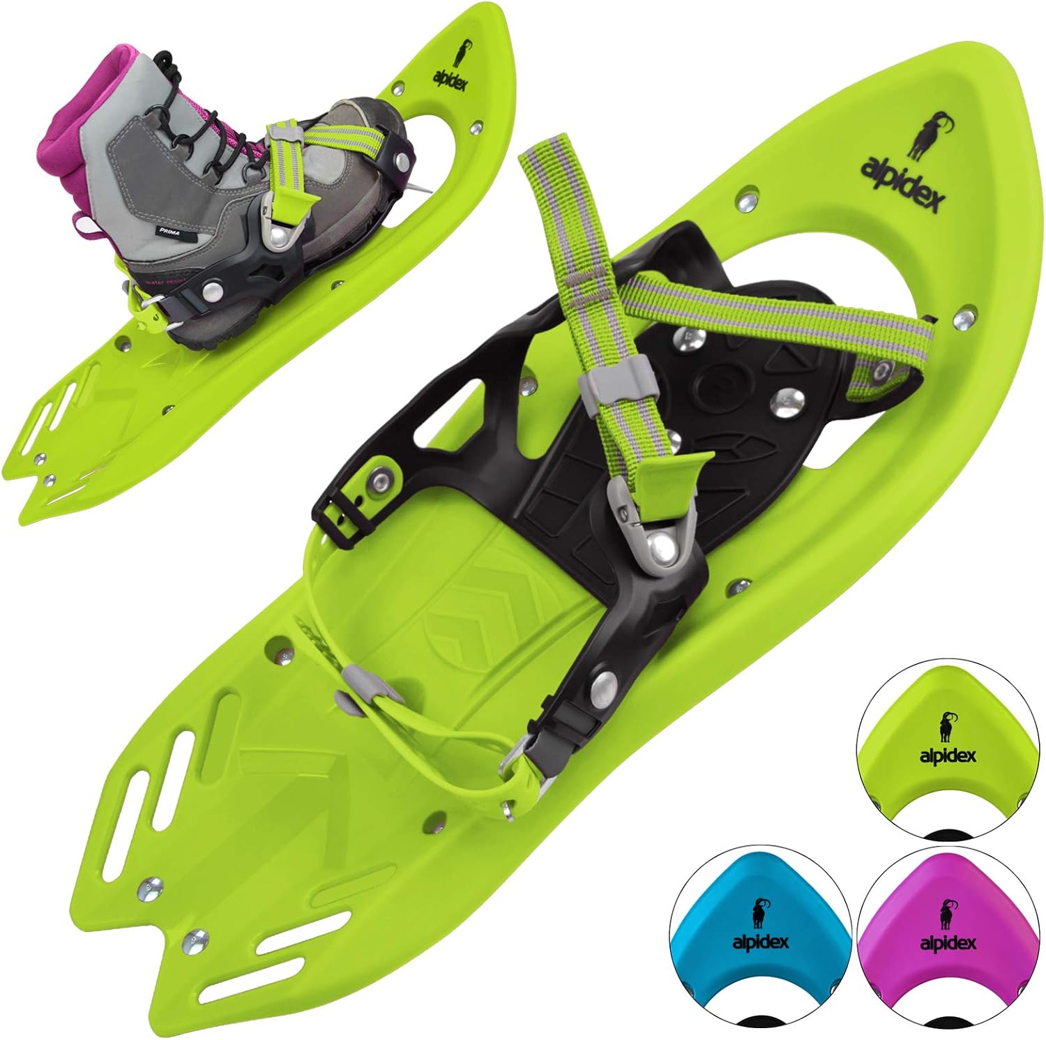 ALPIDEX Raqueta Nieve Niño Talla 26 hasta la 38