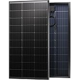 200 watt Bifacial Solar Panel, 12V/24V N-Type 25% High Efficiency | Monocrystalline Solar Panel, Shade Resistant Design, A+ Grade Solar Cells for Residential Farm Garden Off Grid Home