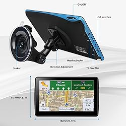 7 Inch GPS Navigation for Car Truck RV - 2025 North