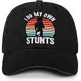 InnoBeta Broken Leg Gifts Cap for Kids Men Women - Adjustable Vintage Washed Cotton Embroidered Hat - Gift for Get Well Soon Black