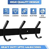 GlazieVault Wall Coat Racks 2 Pack Stainless Steel Heavy Duty Hooks view 5