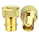 2PCS BNC to SMA Coax Connector, SMA Male to BNC