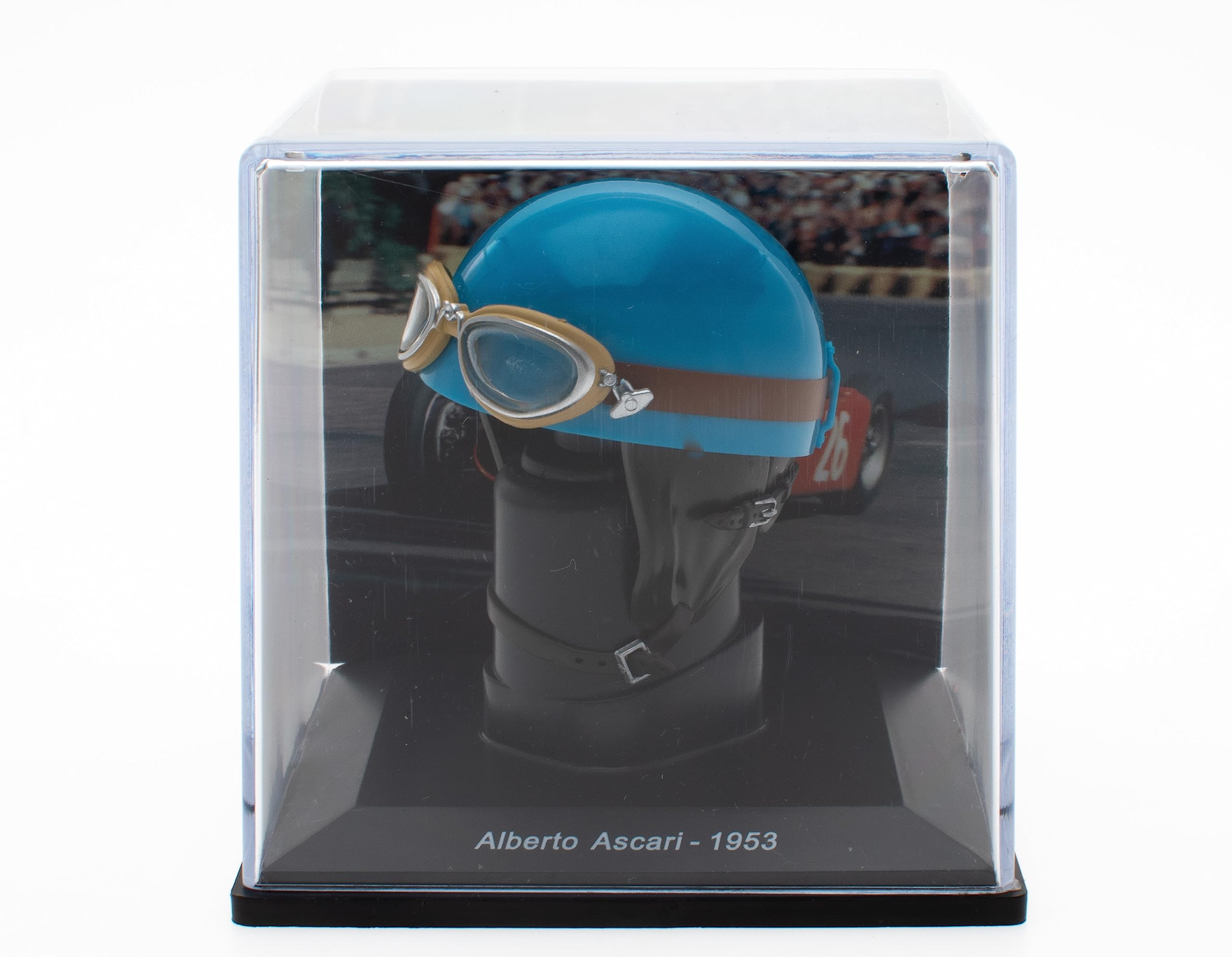 OPO 10 - Formula 1 Helmet Compatible with Ferrari F1: Alberto Ascari 1953-1/5 Scale - CAS16
