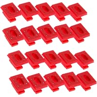 PeroFors 20Pcs / Set Dashboard Dash Trim Strip Clips Rojo Insert PeroFors 20Pcs / Set Dashboard Dash Trim Strip Clips Rojo Insert