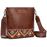 Wrangler Crossbody Purses for Women Two Tone Crossbody Bags Women Purses and Handbags