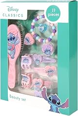Disney Stitch 11pc Hair Accessories Clips Comb Bands Bracelet Ring Girls Kids view 2