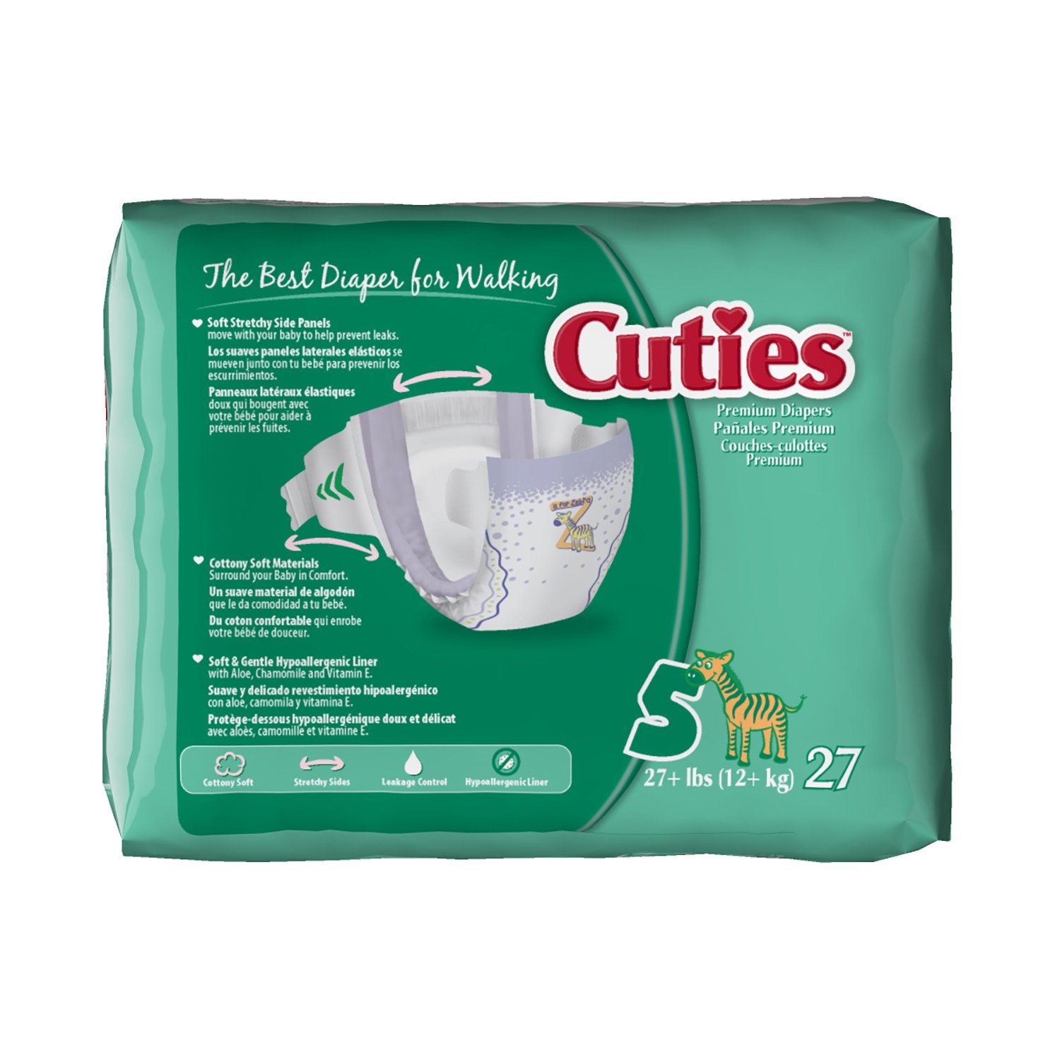 Cuties Baby Diapers, Size 5, 27Count, Pack of 4 85275503883 eBay