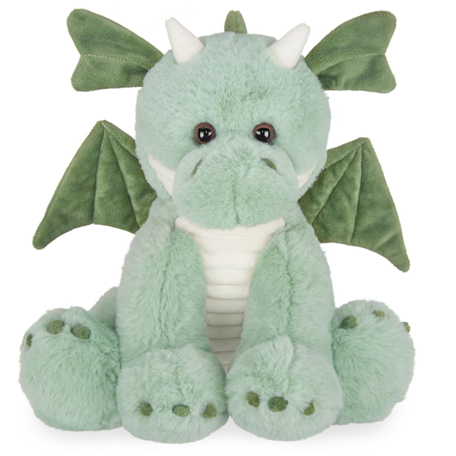 Photo 1 of Bearington Burnie Plush Dragon Stuffed Animal, 10.5 Inch