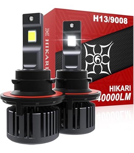 Amazon.com: HIKARI WINGS 2026 40000LM 9004 HB1 Dual Beam LED Bulbs