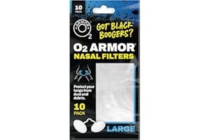 O2 Armor Nose Filters for Welders & Allergies - Nose Filter for Dust - Nasal Filters for Welding - Nose Dust Mask for Constru