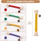SUOXU Catnip Toy Rope 4 Pack Interactive Chew Toy for Indoor Cats view 3
