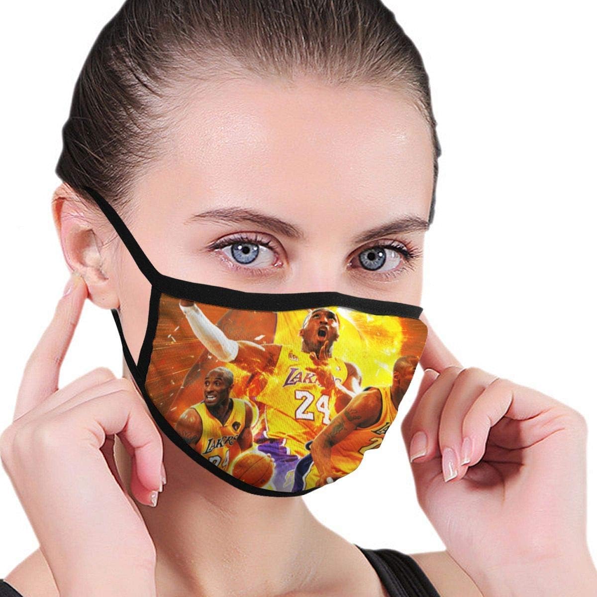 KDYBK MASK Kobe Star Bryant Face Mouth Mask with Elastic Ear Loop