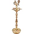 E-Handicrafts Brass Mahabharat Diya Kuthu vilakku Inaugration Lamp for Pooja (16)