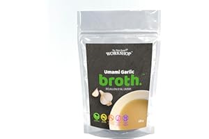 Canadian Owned The Plant Based Workshop, Instant Soup Base for Japanese Ramen Noodles Broth, Garlic Shio, Vegan, No MSG, No P