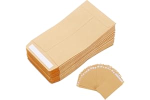 Seed Envelopes,120 Pcs Cash Envelopes,Brown Money Envelope,2.3"×4.3" Kraft Paper Self-Adhesive for Packing or Storing Small I